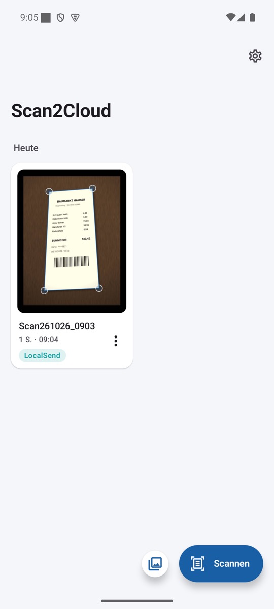 Android: Verlauf